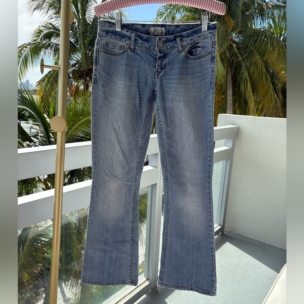 Vintage low rise flare jeans